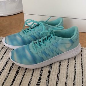 Adidas teal running sneakers